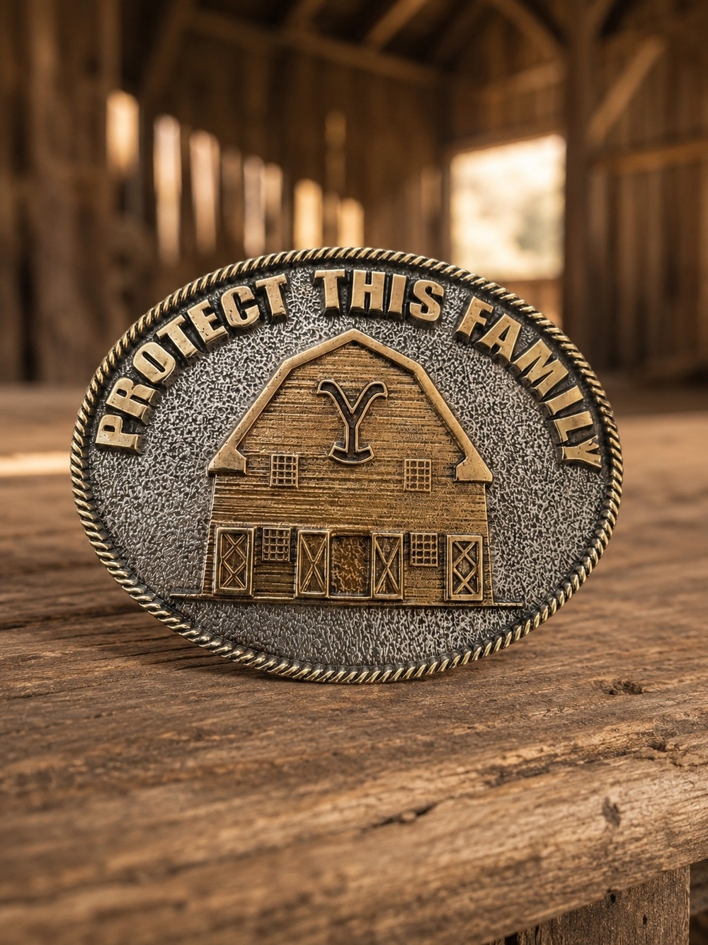 Montana Silversmiths Yellowstone Protect This Family Belt Buckle Barn